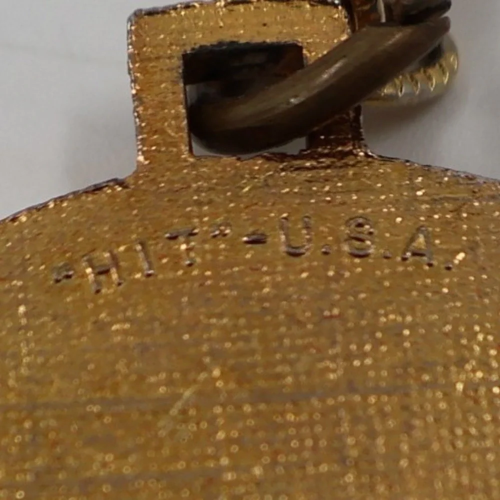 Catholic Daughters of the Americas Necklace Women OS Purple Gold Enamel Vintage